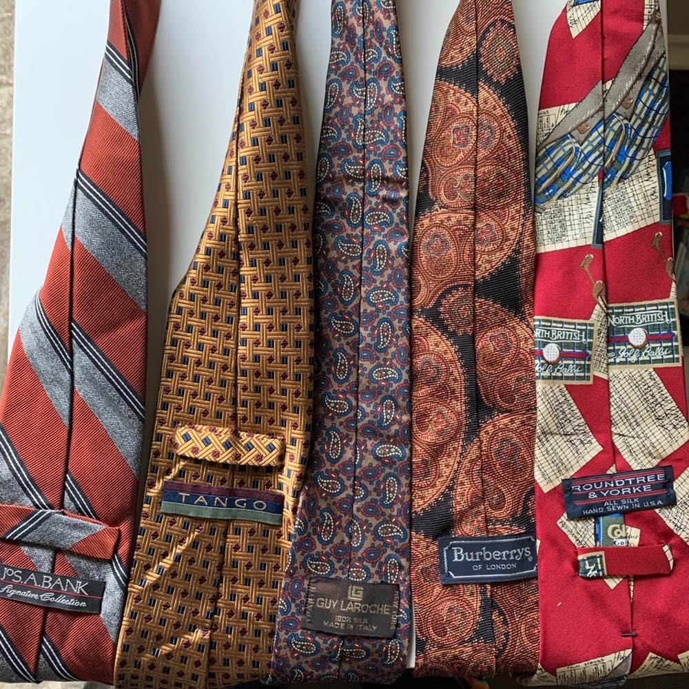 Lot of 5 men’s tie